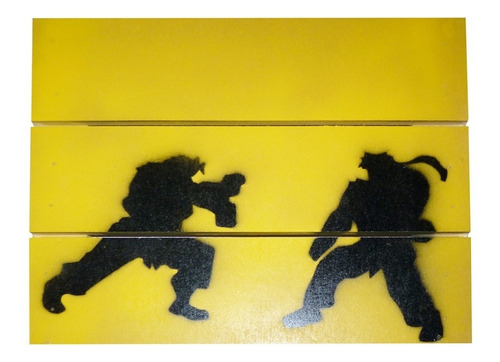 Placa Decorativa Street Fighter Ken E Ryu
