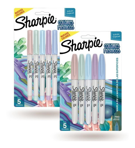 Pack Marcadores Sharpie Colores Místicos X 10