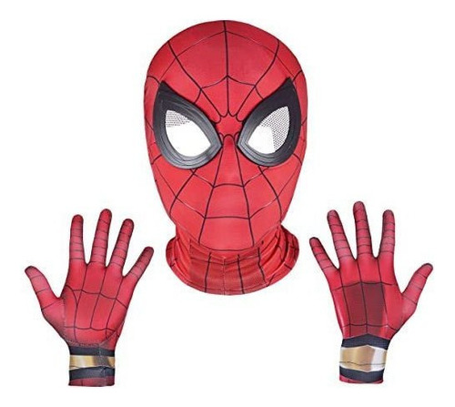 Máscara Y Guantes De Cosplay De Deadpool Spider-man 2 Piezas