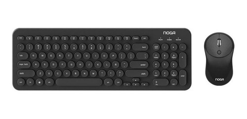 Kit Teclado Y Mouse Inalambrico Combo Noga S5600 Pc Tv Usb E