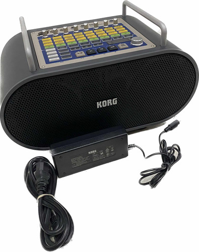 Korg Stageman 80w Sistema De Som Com Ritmo Bateria Original