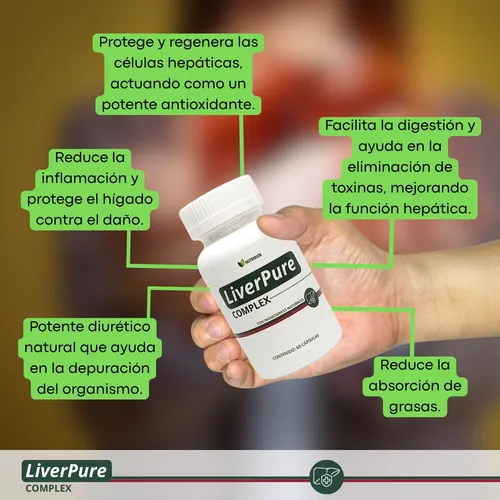 Depurativo Natural Más Efectivo Liverpure Complex Pack X3