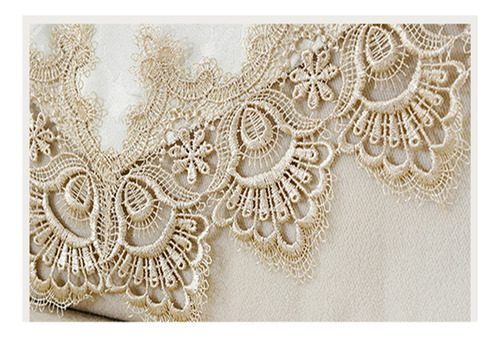 Mantel Redondo Rectangular Jacquard Lace