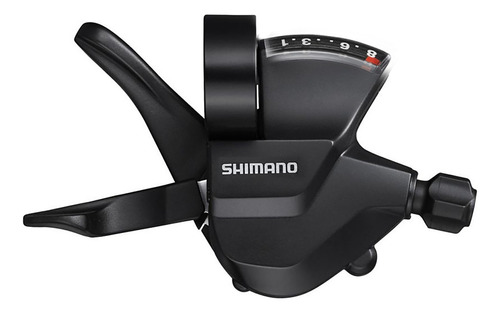 Shifter Derecho Shimano M315 C/ Abrazadera Y Visor 8v - Ciclos