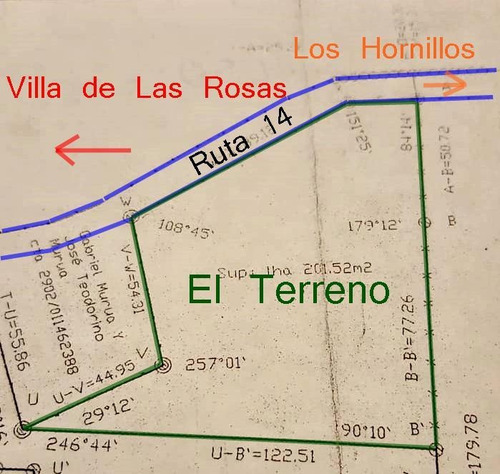 Imagen 17 de 17 de Hermosa Hectárea En Venta En Los Hornillos, Traslasierra Sobre Ruta, Escritura Y Servicios