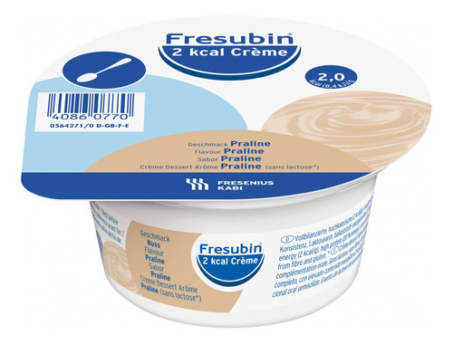 Fresubin 2 Kcal Creme - Kit Com 6 (praline)