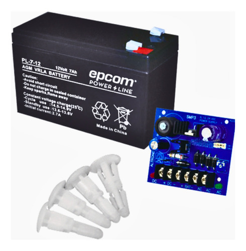 Kit De Fuente Poder Altronix Epcom Rt1640smp3pl7 Smp3