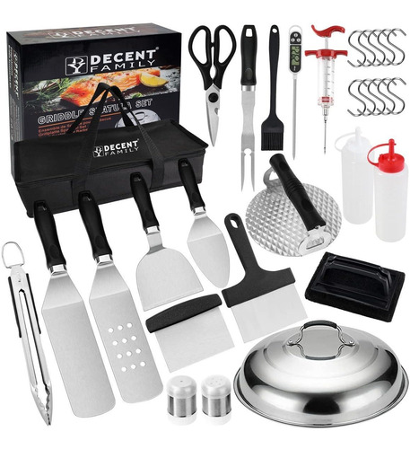 Dy Decent Family Kit Accesorio Para Parrilla Juego 30 Plana