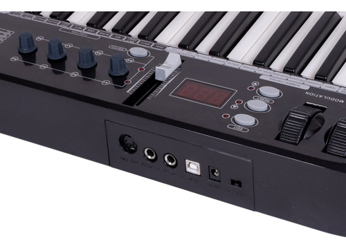 Imagen 3 de 11 de Controlador Master Midi Parquer 61 Teclas Cuota