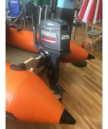 Imagen 2 de 5 de Semirrigido Bim Hypalon 430 Usado Y Yamaha 25 Hp 2014