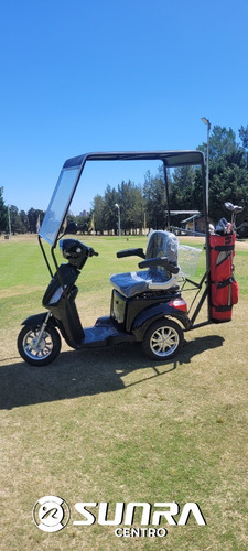 Imagen 20 de 25 de Triciclo Eléctrico - Golf Con Techo Y Soporte Para Bolsa / G