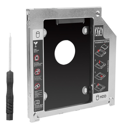 Imagen 1 de 1 de Adaptador Caddy 9.5mm Para Disco Sdd 2.5 Para Macbook 2012