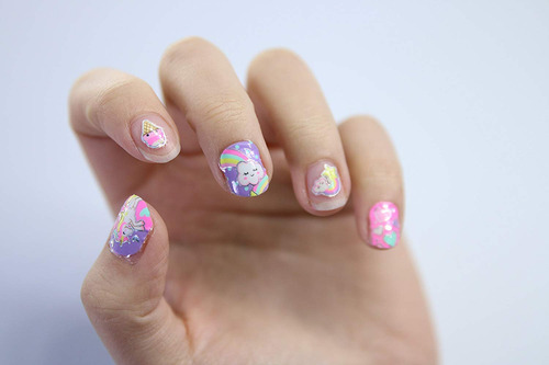 Kit De Uñas De Unicornio Hot Focus, Juego De Esmaltes De Uña