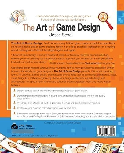 Imagen 2 de 2 de Libro The Art Of Game Design-inglés