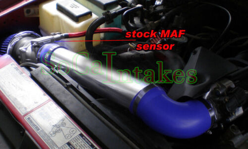 Blue Air Intake Kit & Filter For 95-00 Ford Ranger Explo Ttz