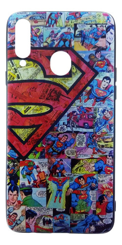 Case Funda Protector Para Samsung A20s Superman Comic