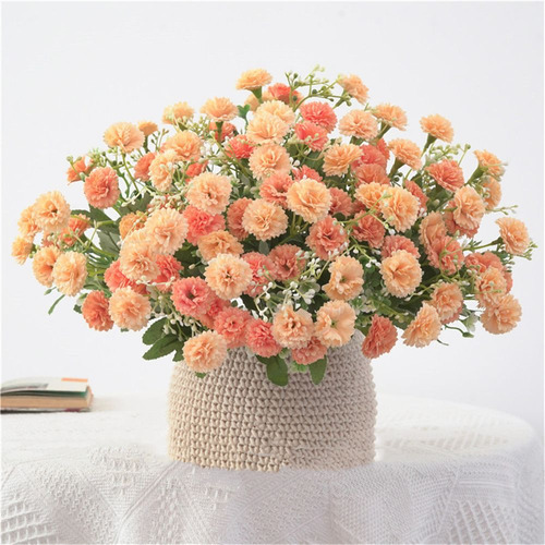 Clavel Flor Artificial Margarita Simulación Flores