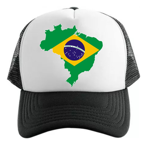 Gorra Trucker Sublimada Brasil Todos Los Modelos !!!