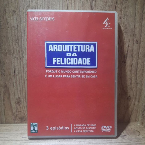 Dvd Arquitetura Da Felicidade