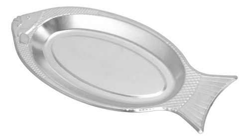 Placa De Servir De Aço Inoxidável Em Forma De Peixe /bh