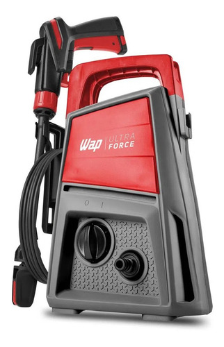 Lavadora de Alta Pressão e Desobstruidora WAP ULTRA FORCE 1400W Potência de 1300 PSI Limpeza e Desentupidora, Mangueira de Desobstrução por Jato de Água, Economia de 80%, Aplicador de Detergente, 127V