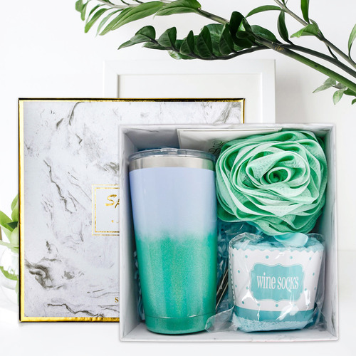 Set De Regalo Para Tazas De Café: Taza Aislante De 20 Oz Con