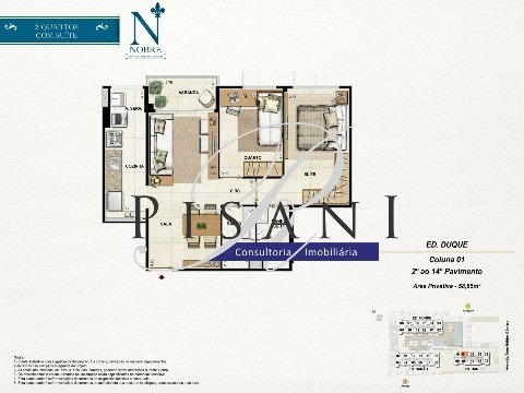 Imagem 15 de 23 de Apto 2 Quartos(suite), Lazer Completo, Coladinho Ao Norte Shopping - Ap01782 - 32108426
