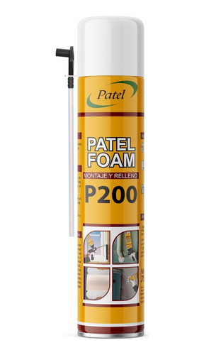 Espuma Expansiva Poliuretano - P200 - 500ml - Patel