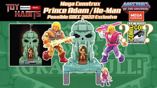 He-man Motu Masters Universe Grayskull 40 Años Mega Sdcc 22