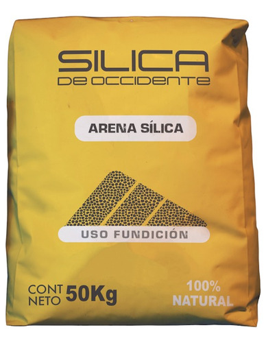 Arena Silica 50kg Para Moldes De Fundición