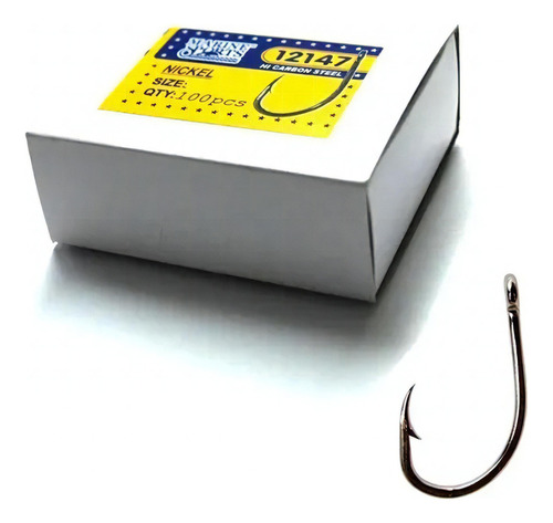Cx Cx Hook C/100 unidades Marine 12147 tamaño 2