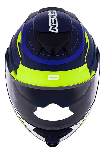 Capacete Norisk Ff345 Route Speedmax Escamoteável Cor Azul