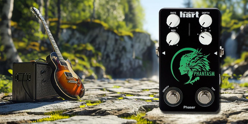 Hart Hart Phaser Pedal Con Tap Tempo-phaser Dinámico De 12 E