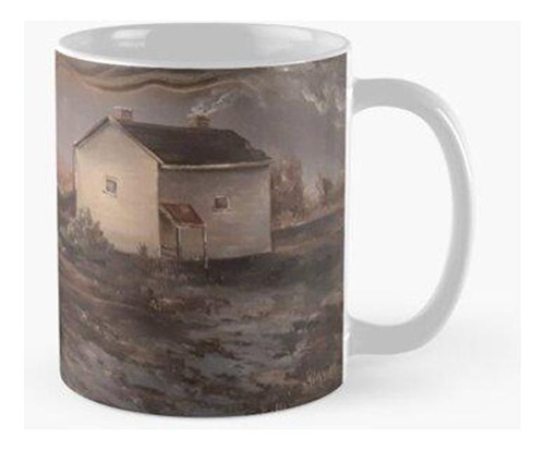 Taza Pintura De Paisaje De Tubería Surrealista Calidad Premi