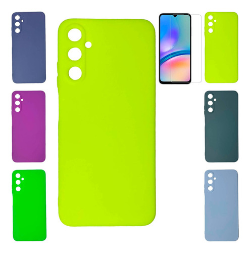 Funda Samsung Galaxy A05 S Silicona Protector Y Vidrio