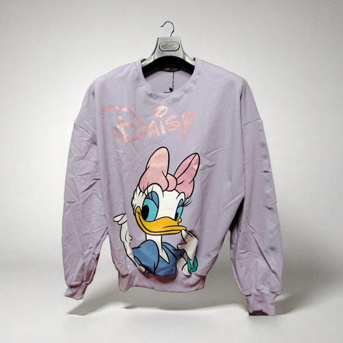 Hoodie Daisy Con Aplicaciones En Glitter