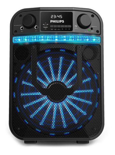 Parlante Philips Bass+ TANX20 portátil inalámbrico Negro 100V/240V