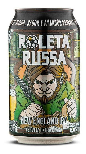 Cerveja New England Ipa Lata 350ml Roleta Russa