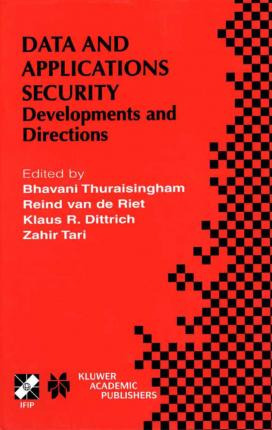Libro Data And Application Security : Developments And Di...