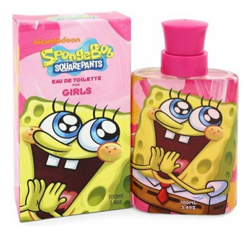 Perfume Nickelodeon Bob Esponja Edt Para Niñas 100 Ml