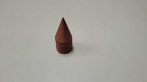 7 Cones Para Radiestesia Ou Mesa Radiônica - 5 Cm De Altura