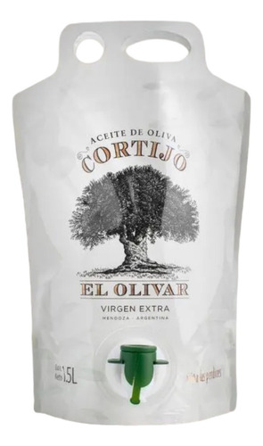 Aceite De Oliva El Cortijo Las Perdices Pouch Up 1500cc