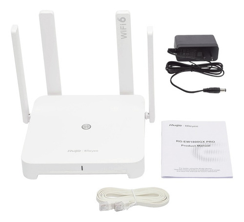Ruijie Rg-ew1800gx-pro Router Gbit Mesh Wifi 6 Ax1800 5 Port