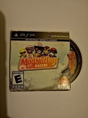 Modnation Racers Not For Resale Rareza Para Psp