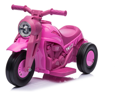 Pingue® Motocicleta Montable Eléctrica Triciclo Rosa Barbie