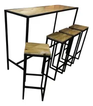 Comprar Barra Desayunador Con Banquetas