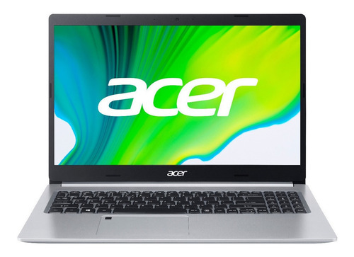 Laptop  Acer Aspire 5 A515-55 silver 15.6", Intel Core i3 1005G1  8GB de RAM 256GB SSD, Intel UHD Graphics G1 1920x1080px Windows 10 Home