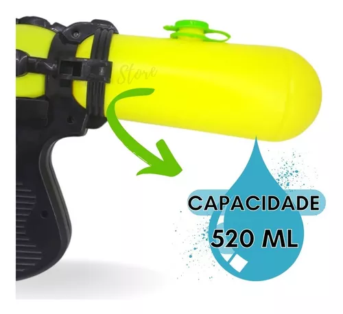 Pistola Arma Arminha Water Gun Lança Água Brinquedo Piscina Verão Dtp 0120  - Escorrega o Preço