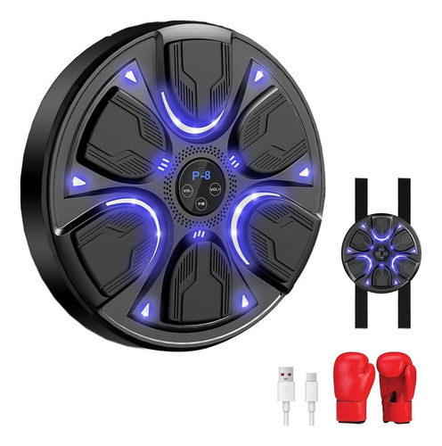 Máquina Boxeo Con Música Bluetooth, 8 Modos De Velocidad.