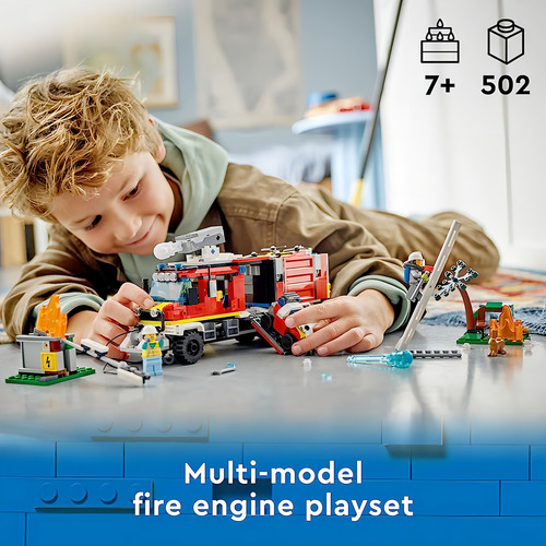 Unidad De Comando De Bomberos Lego City 60374, Set De Juguet